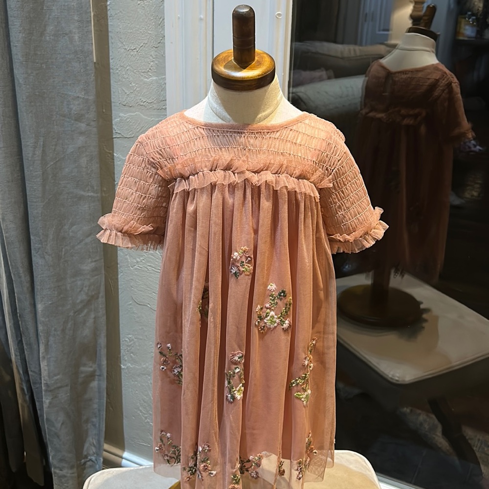 NEXT Lace Embroidered Dress SZ 3